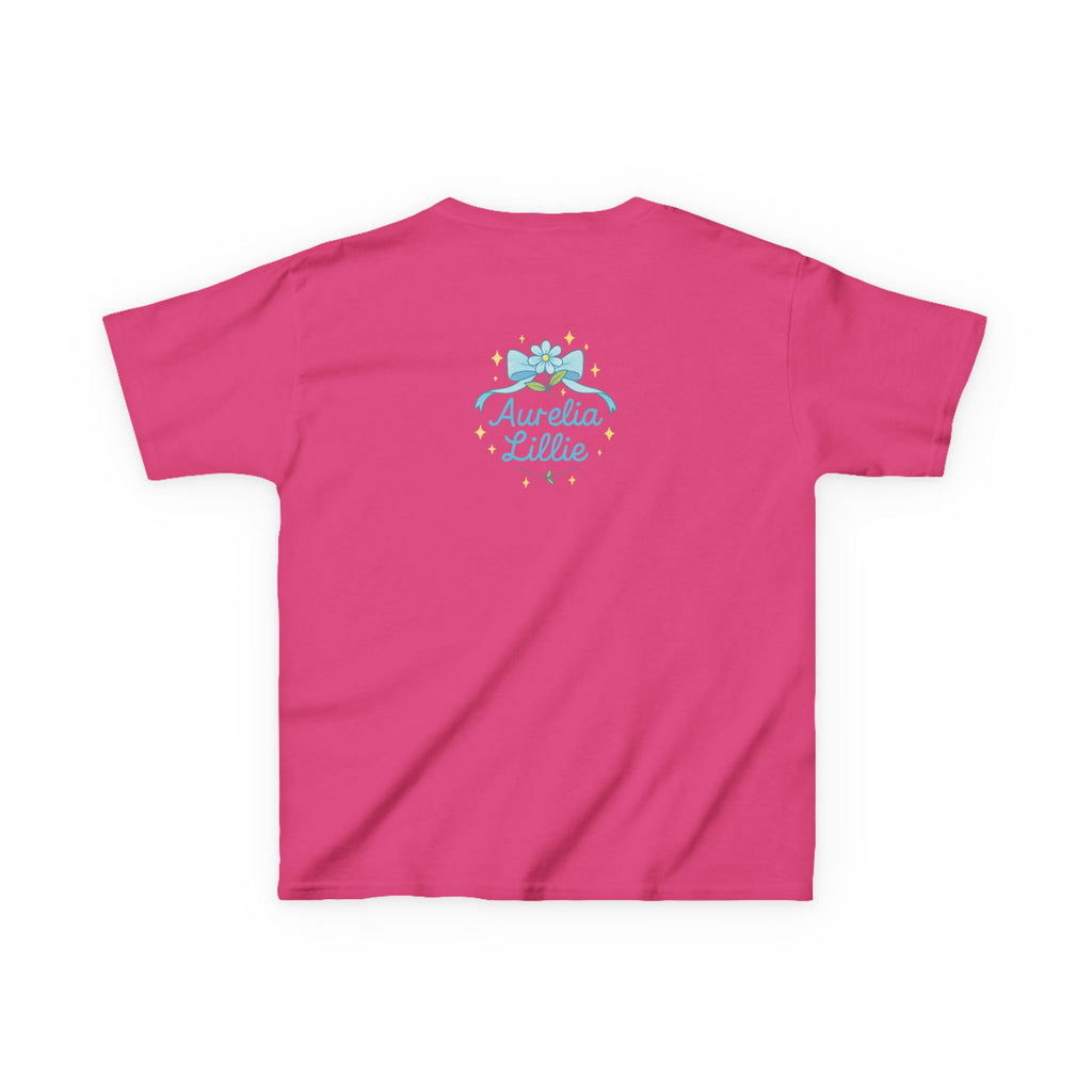 Kids Floral Butterfly Tee — Cute Pastel Flowers & Butterflies Personalized Shirt