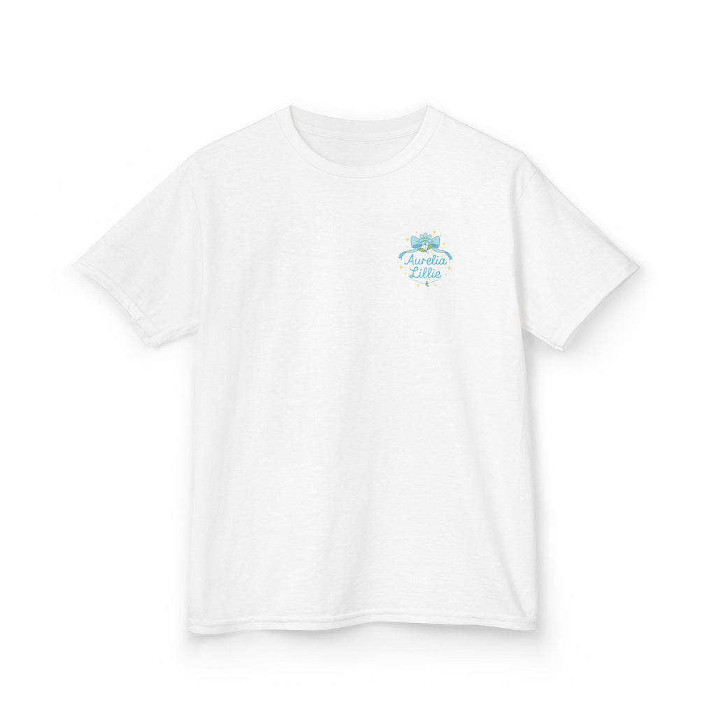 Kids Tee — Colorful Floral Bouquet with Butterflies