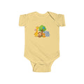 Cute Safari Animal Baby Bodysuit — Giraffe, Lion & Elephant Infant Onesie