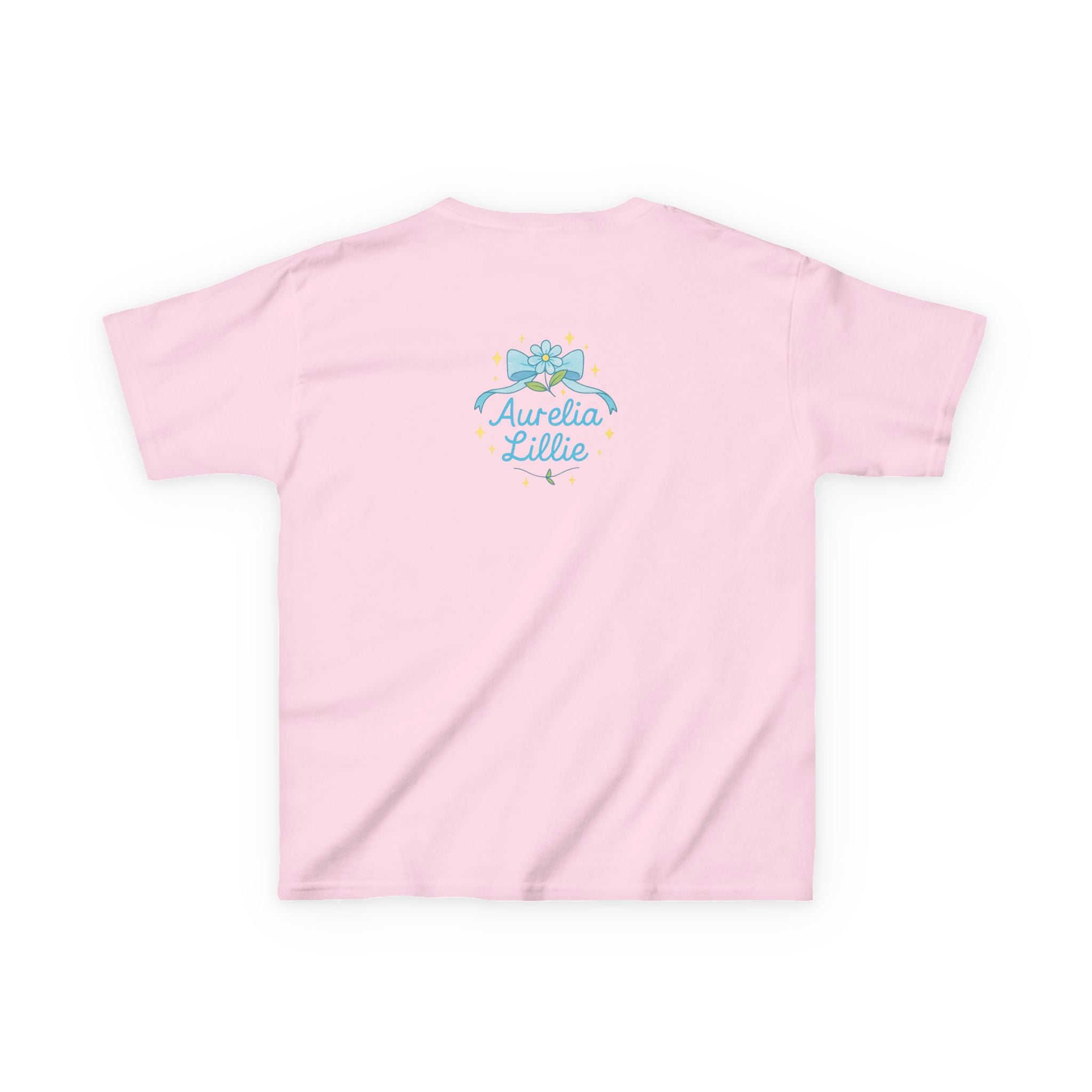 Kids Floral Butterfly Tee — Cute Pastel Flowers & Butterflies Personalized Shirt