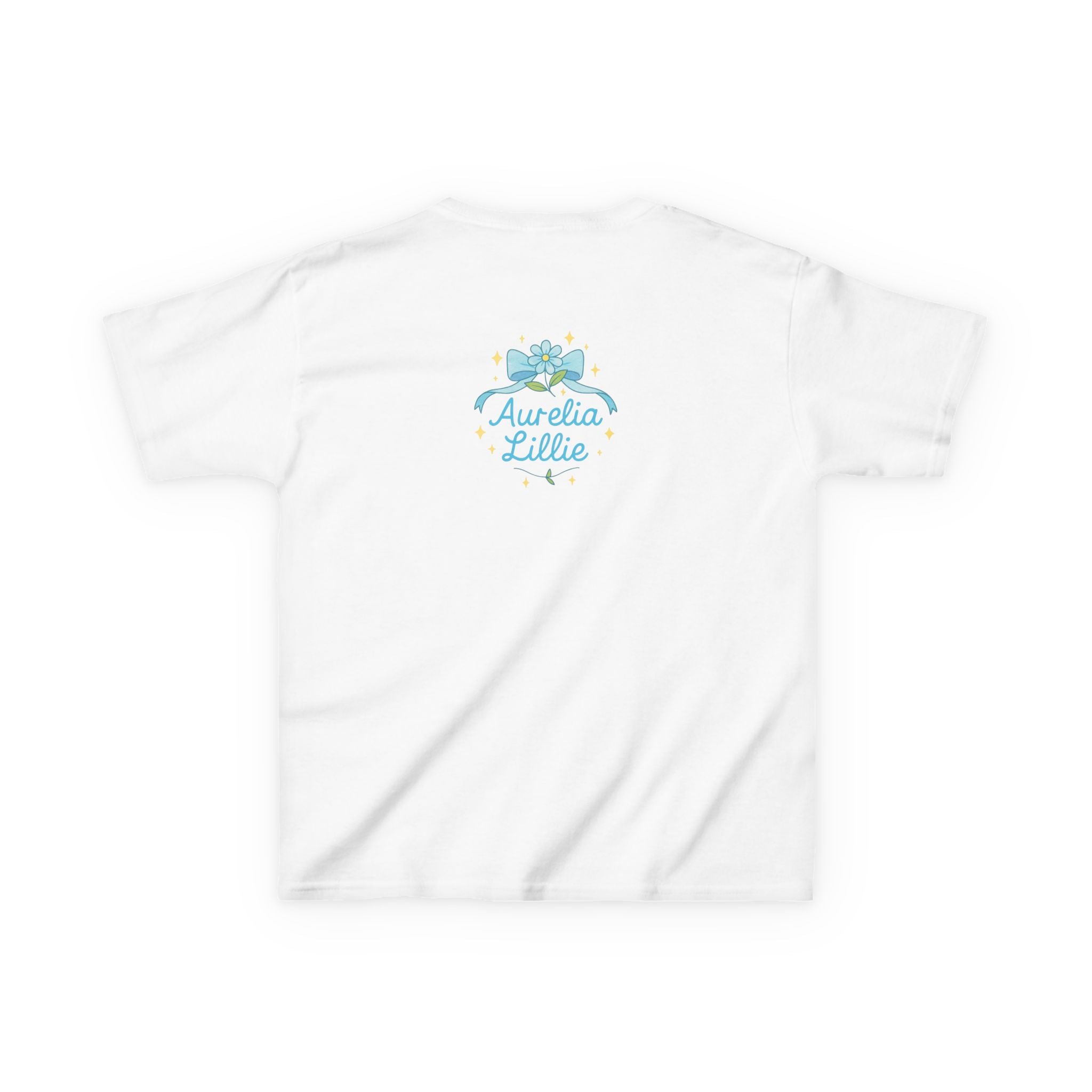 Kids Floral Butterfly Tee — Cute Pastel Flowers & Butterflies Personalized Shirt