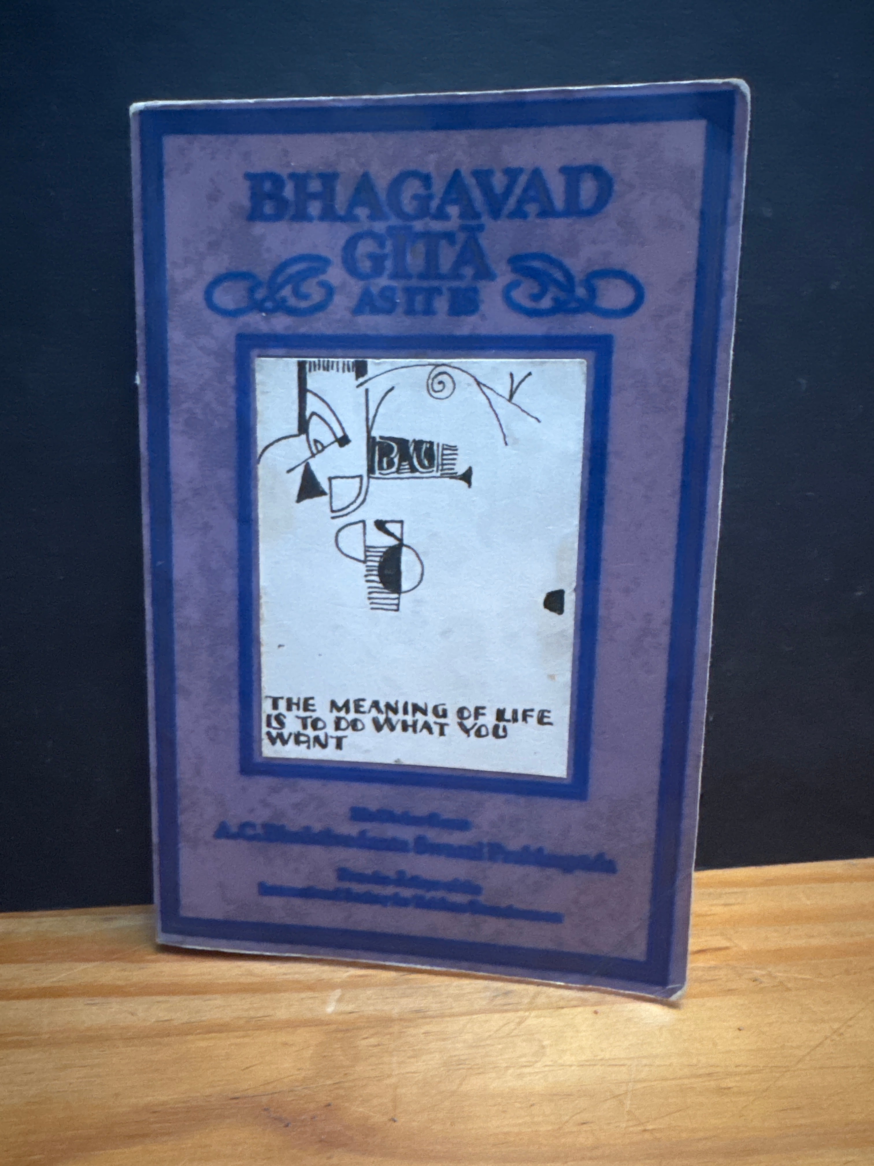 Bhagavad Gita As It Is, paperback book