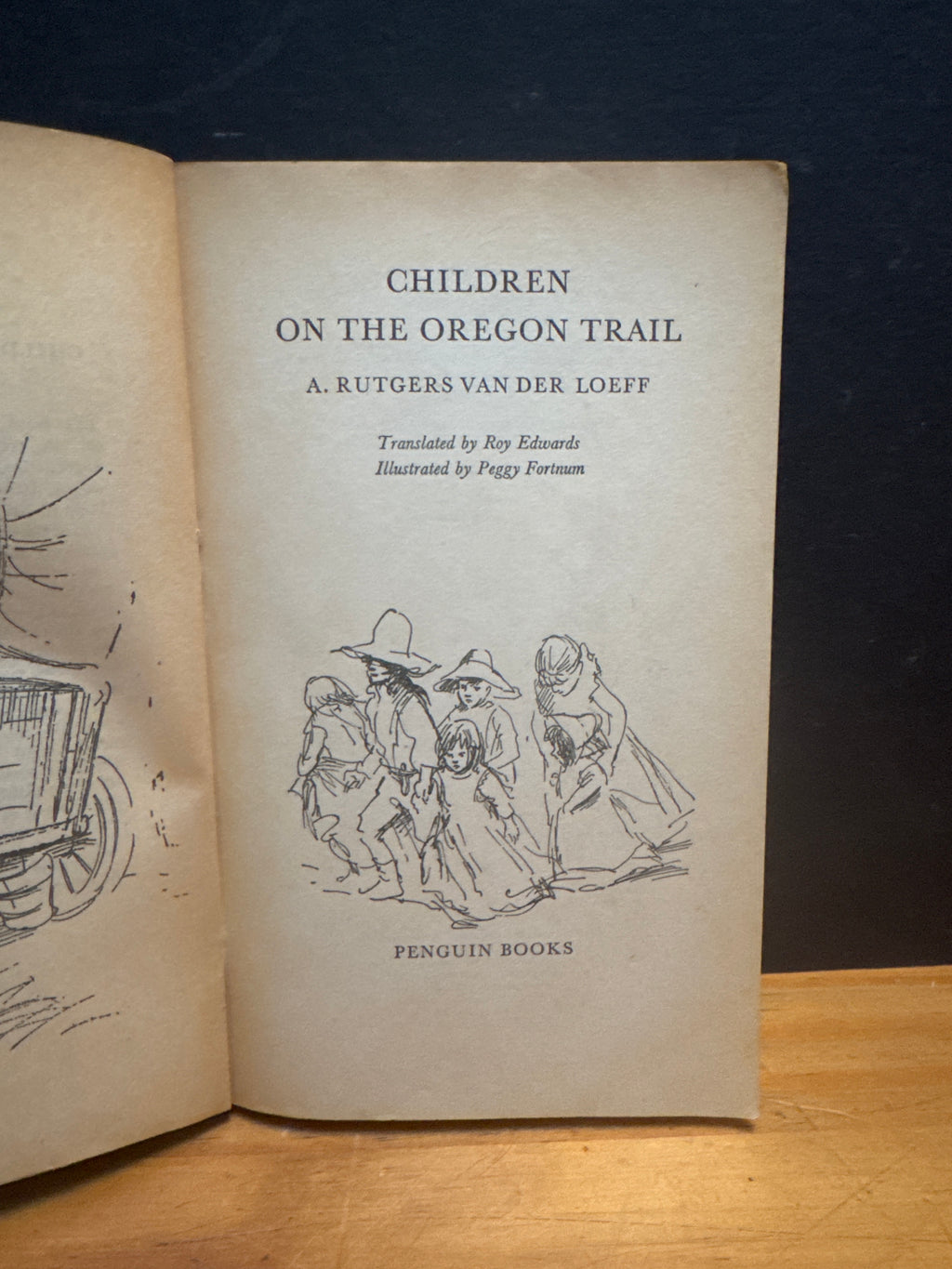 Children On The Oregon Trail by A. Rutgers Van Der Loeff paperback book