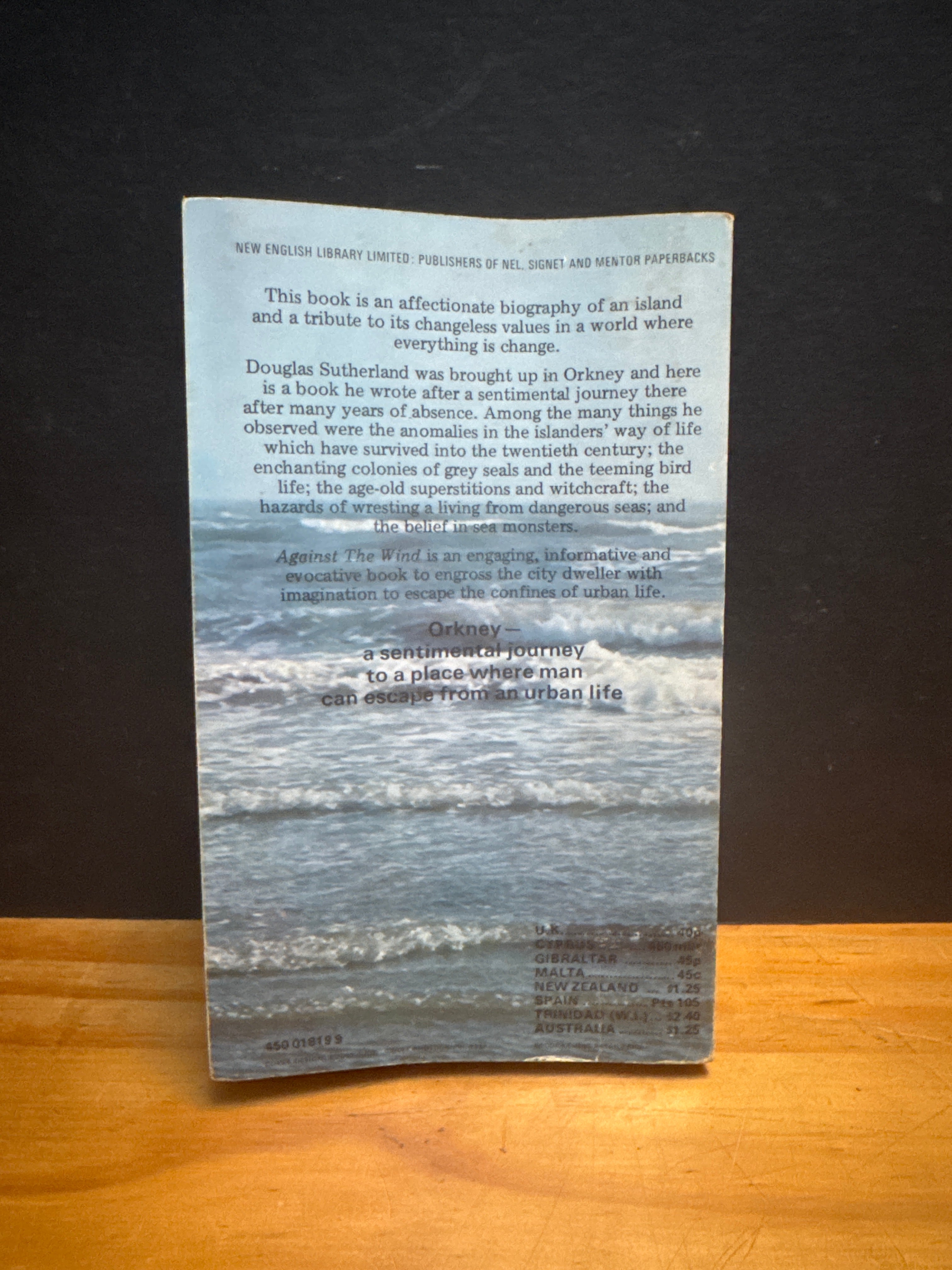 Against The Wind by Douglas Sutherland paperback book