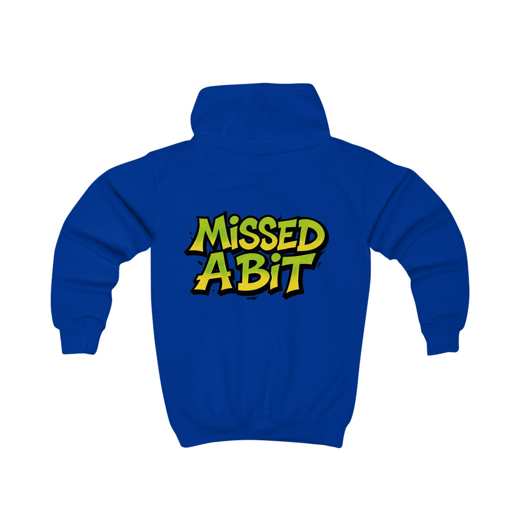 Kids Hoodie “Missed A Bit” Graphic Youth Pullover