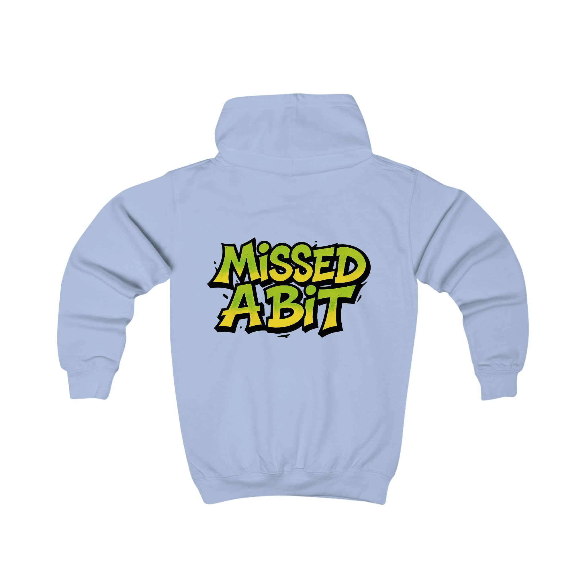 Kids Hoodie “Missed A Bit” Graphic Youth Pullover