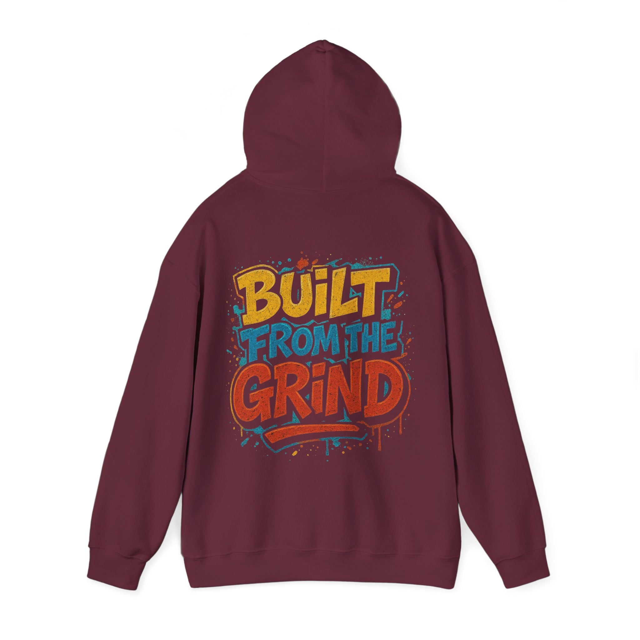 Built From The Grind Hoodie — Motivational Streetwear Pullover