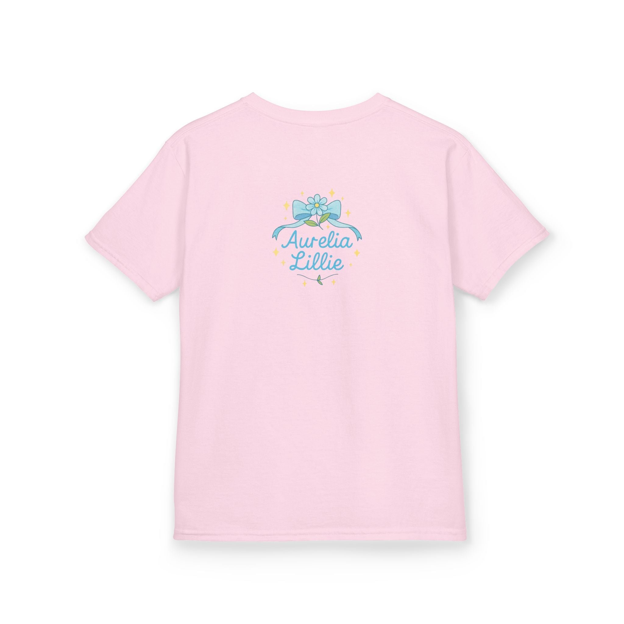 Kids Floral Butterfly Tee — Cute Pastel Flowers & Butterflies Personalized Shirt