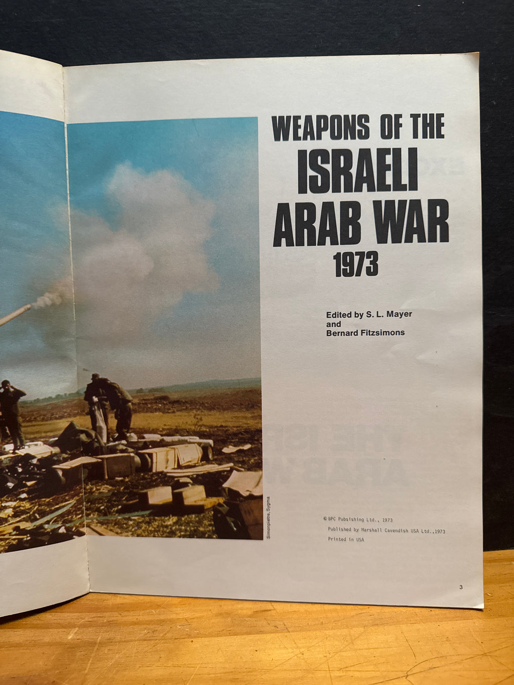 Weapons Of The 1973 Israeli Arab War, paperback book