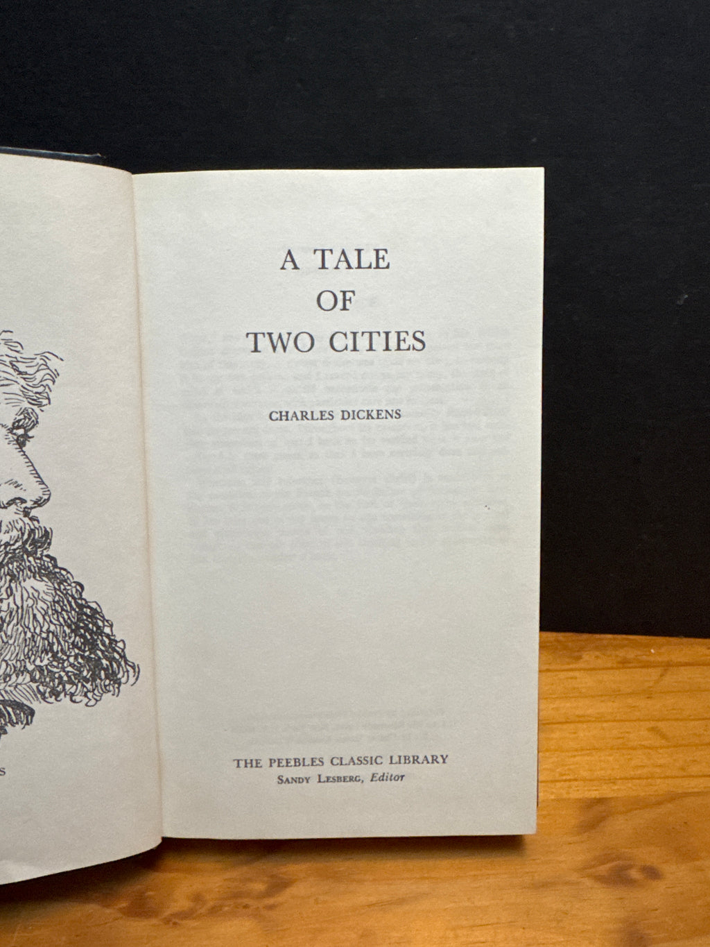 A Tale Of Two Cities by Charles Dickens, hardcover book