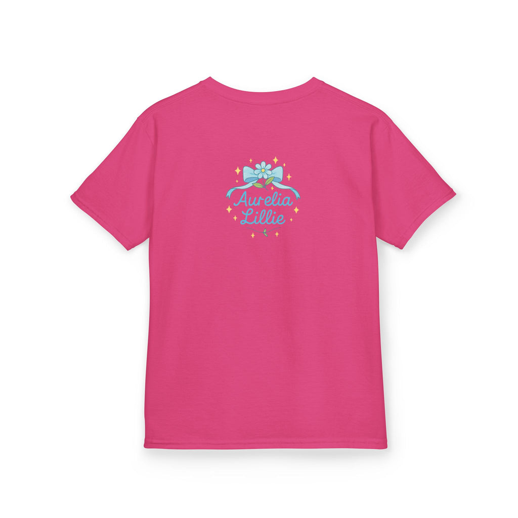 Kids Floral Butterfly Tee — Cute Pastel Flowers & Butterflies Personalized Shirt