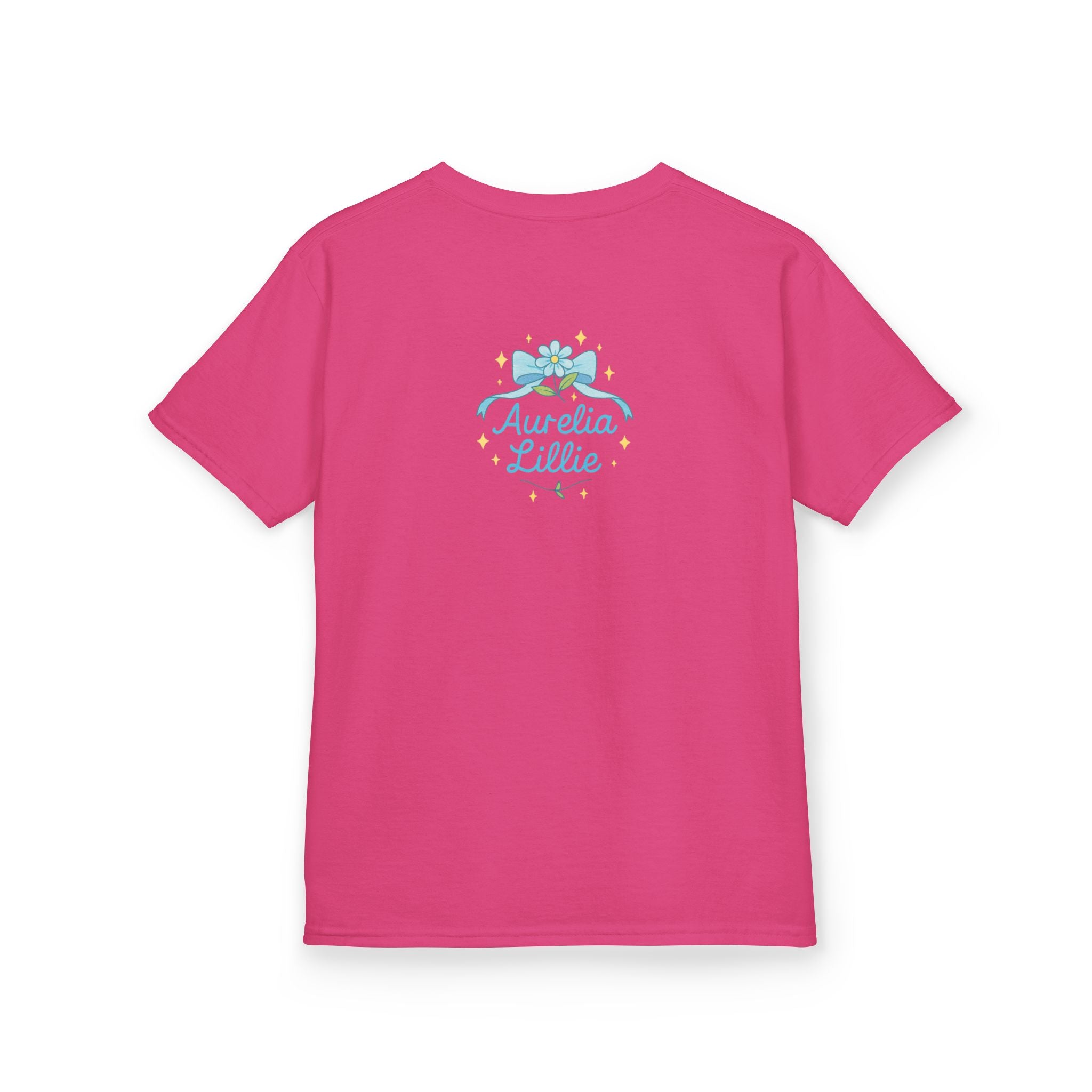 Kids Floral Butterfly Tee — Cute Pastel Flowers & Butterflies Personalized Shirt
