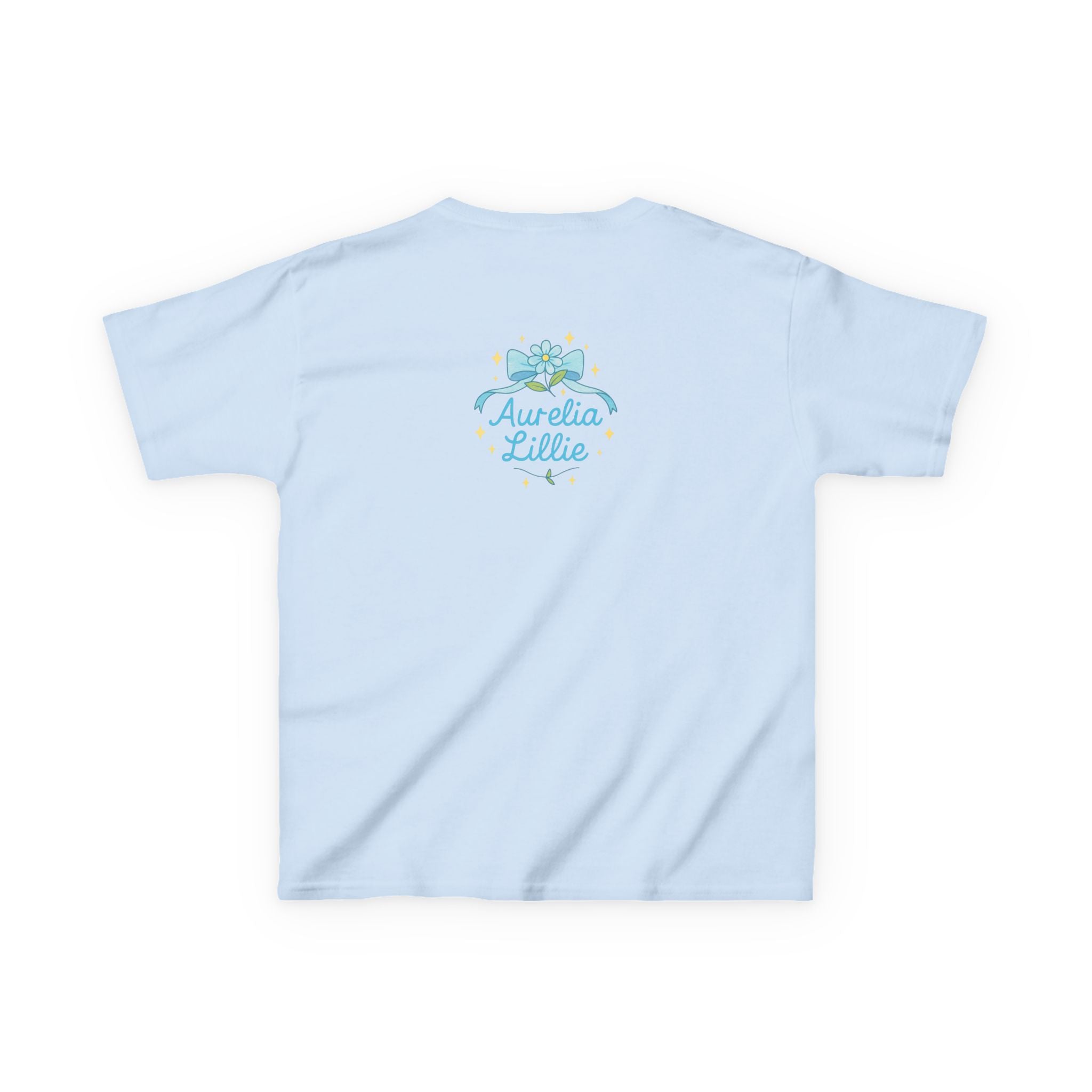 Kids Floral Butterfly Tee — Cute Pastel Flowers & Butterflies Personalized Shirt