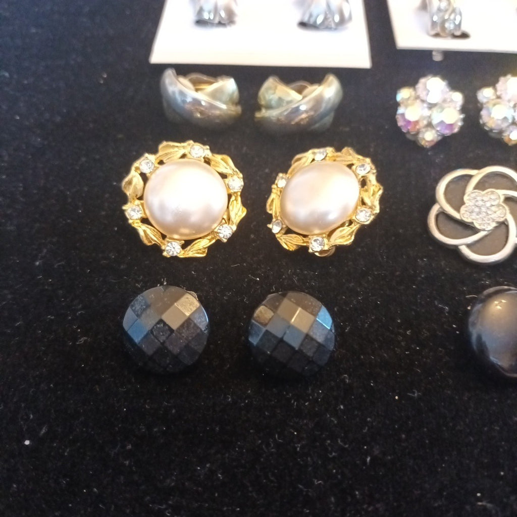 Clip On Earrings Bundle. Costume Jewellery Bundle