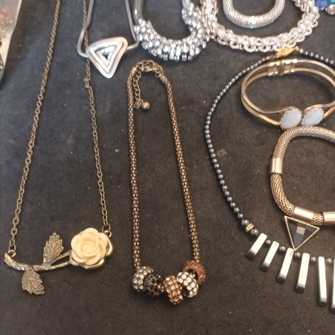 Costume Jewellery Necklaces Bracelets Bundle Joblot Mixed Lot