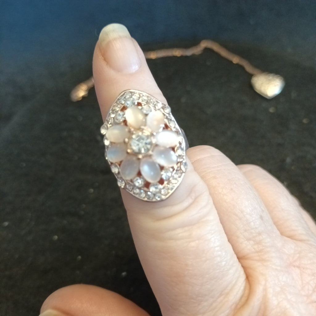 Rose Gold Tone Jewellery Necklace Bracelets Earrings And Earrings Mixed Lot