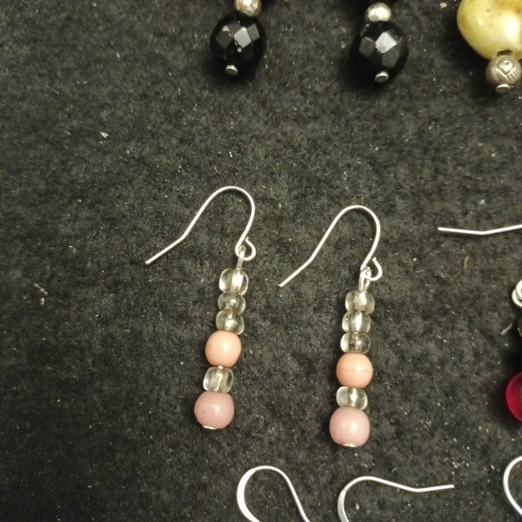 Earrings Bundle Pairs Of Earrings For Pierced Ears. Hoop Dangle Bundle Joblot