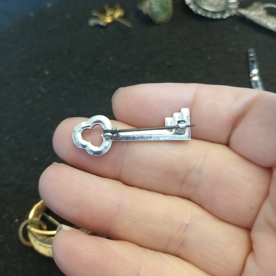 Costume Jewellery Bundle Brooches Pin Ring And Watch (Untested)