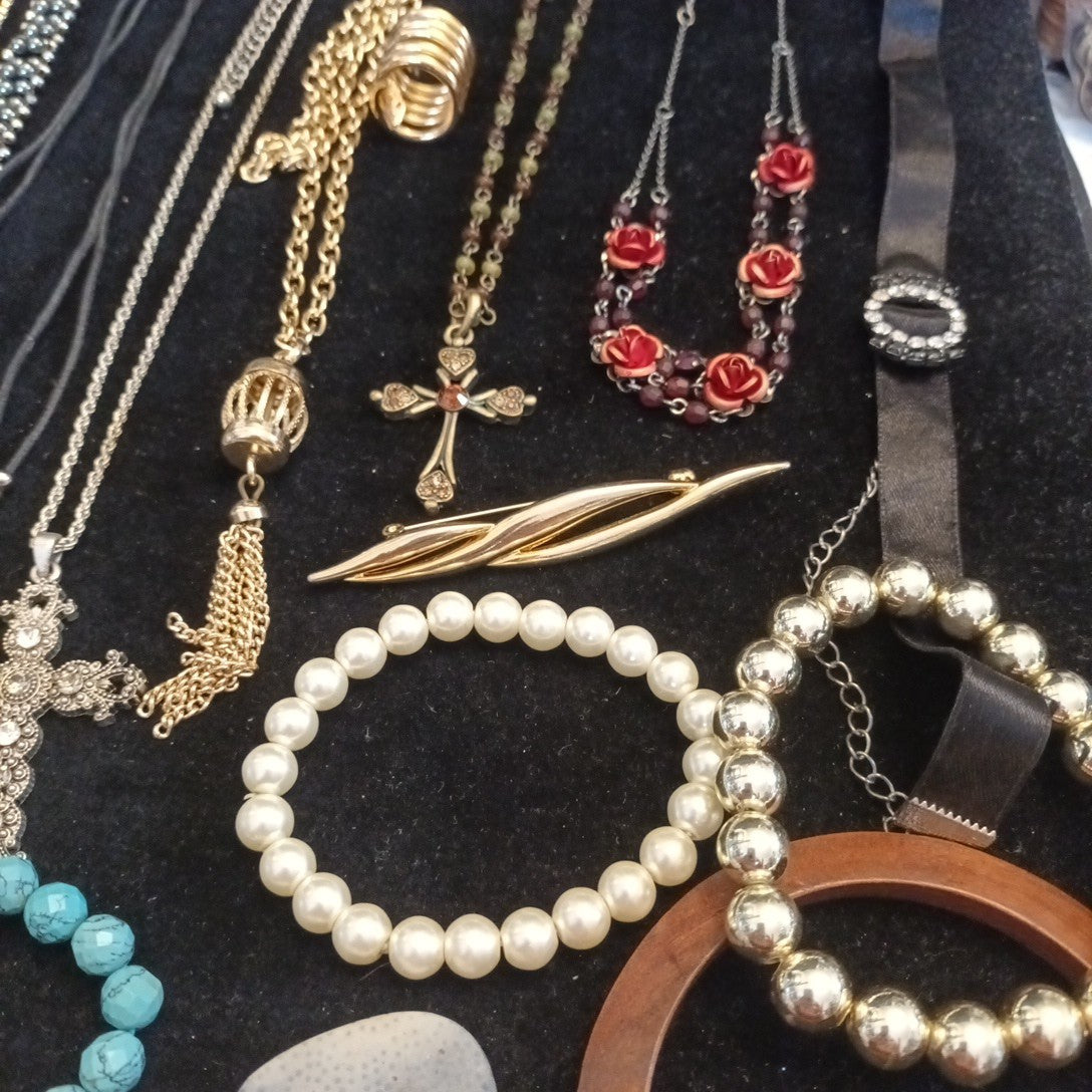 Costume Jewellery Necklaces Bracelets Bundle Joblot Mixed Lot