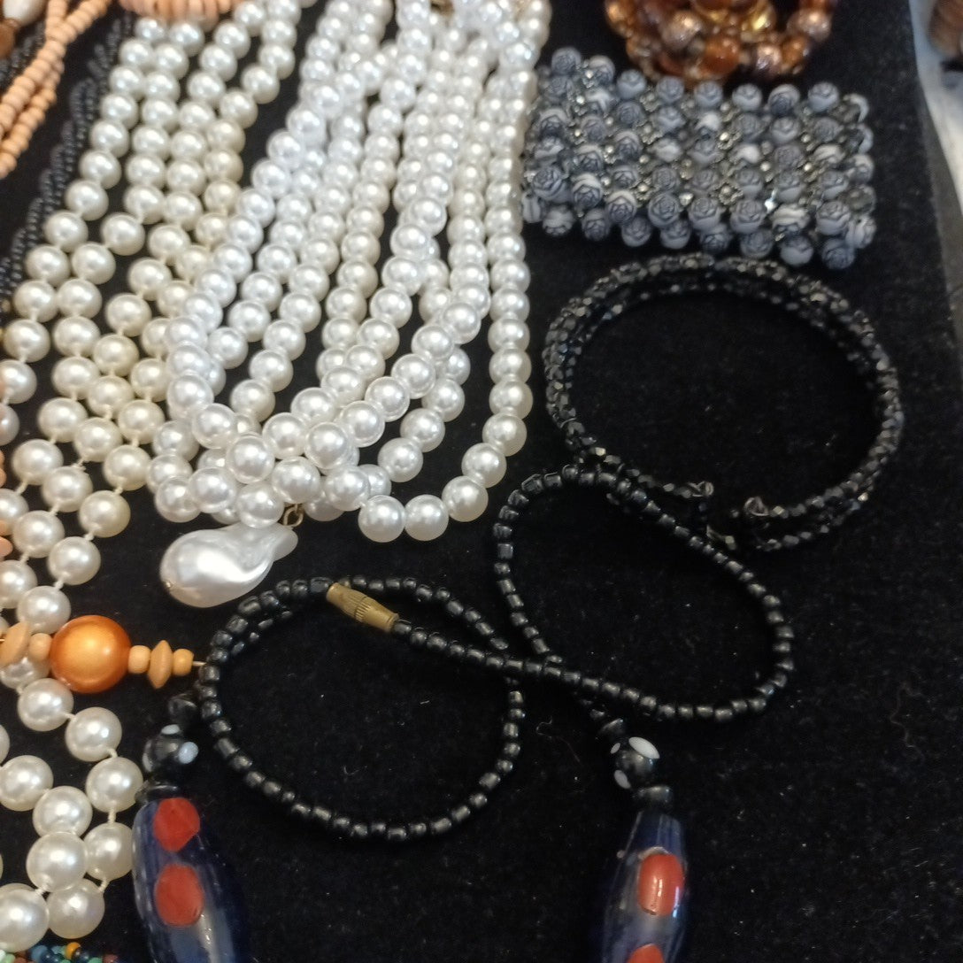 Costume Jewellery Necklaces Bracelets Bundle Joblot Mixed Lot