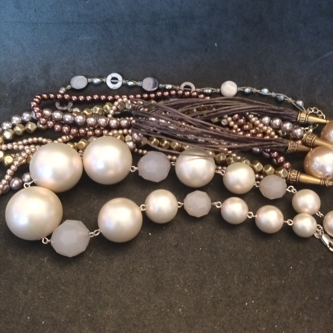 Costume Jewellery Necklaces Bracelets Bundle Joblot Mixed Lot