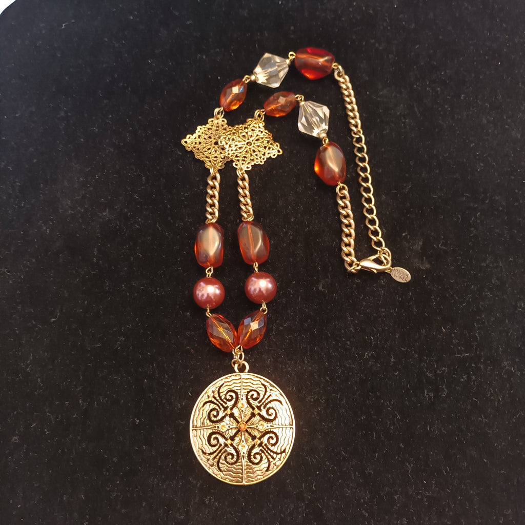 Bijoux Terner Gold Tone Necklace 60cm long