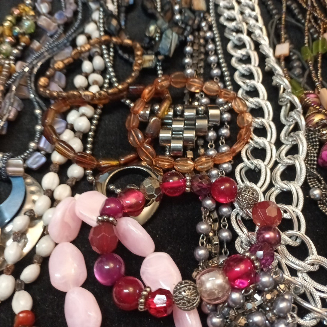 Costume Jewellery Necklaces Bracelets Bundle Joblot Mixed Lot