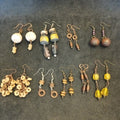 Earrings. Pairs Of Earrings For Pierced Ears. Dangle. Bundle Joblot