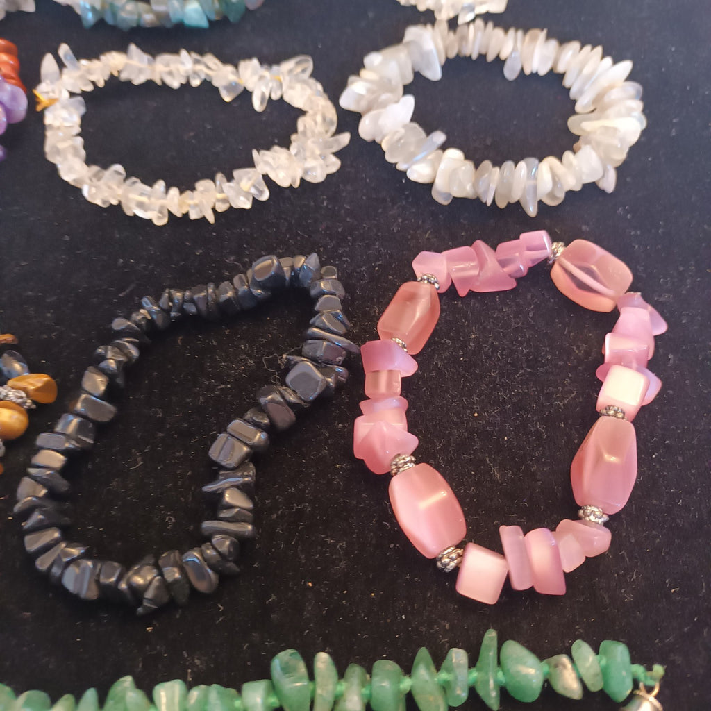 Gemstone Chips Necklaces and Bracelets Bundle Joblot Mixed lot