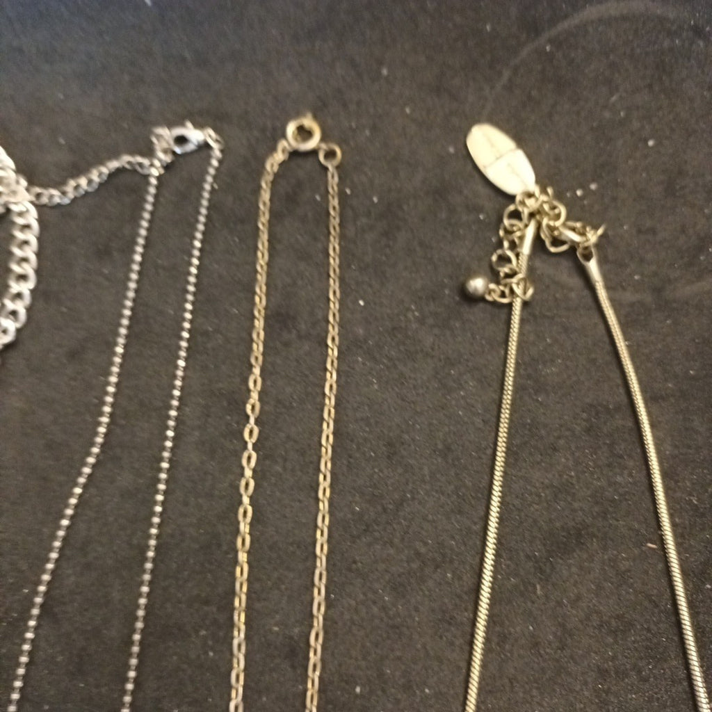 Silver Tone Costume Jewellery  Necklaces Bracelets Bundle Joblot 