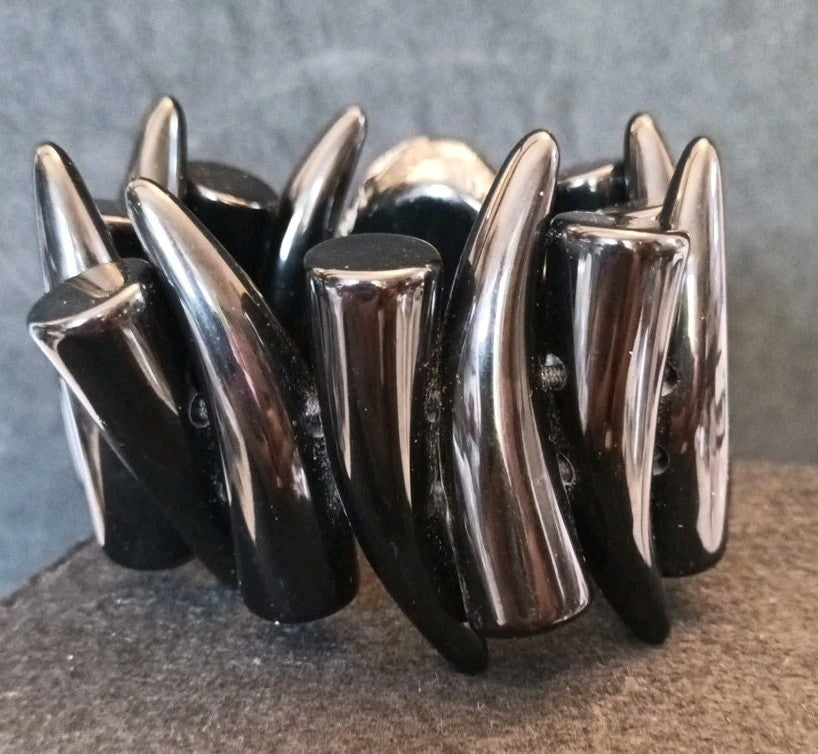 Carlos Sobral Jackie Brazil Signed Safari Tusk Cuff Bracelet