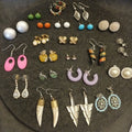 Earrings. Pairs Of Earrings For Pierced Ears. Hoop Dangle. Bundle Joblot