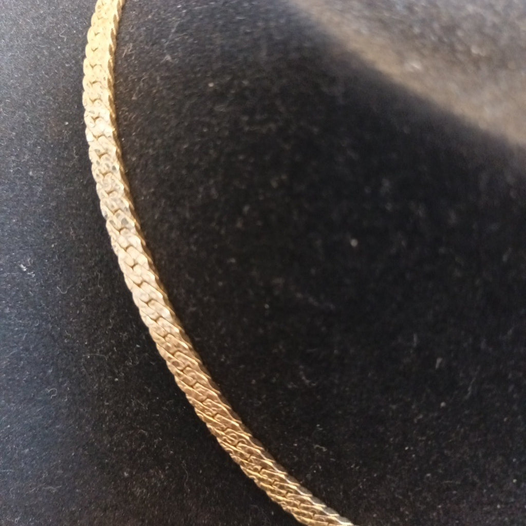 Gold Plated Chain Necklace 15in (38cm)