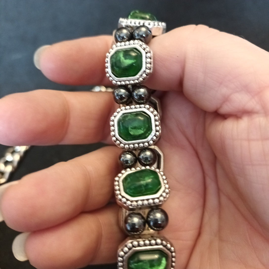 Silver Tone Costume Jewellery  Necklaces Bracelets Bundle Joblot 