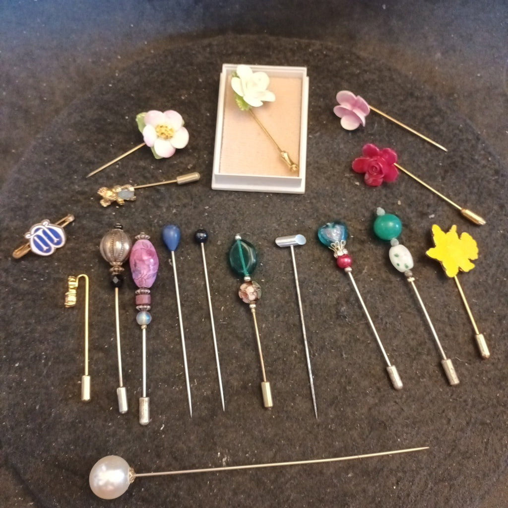 Hat Pins Tie Pins Bundle Joblot Mixed Lot