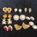 Clip On Earrings. Costume Jewellery Bundle