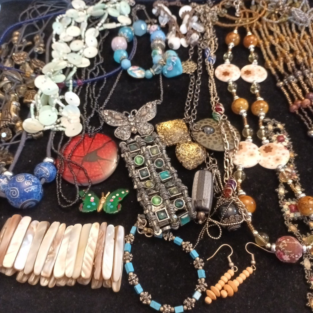 Costume Jewellery Necklaces Bracelets Bundle Joblot Mixed Lot