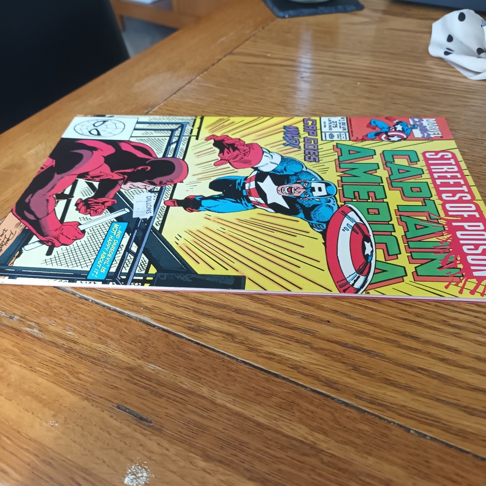 Captain America (1st Series) #375 (Newsstand) FN; Marvel | Streets of Poison