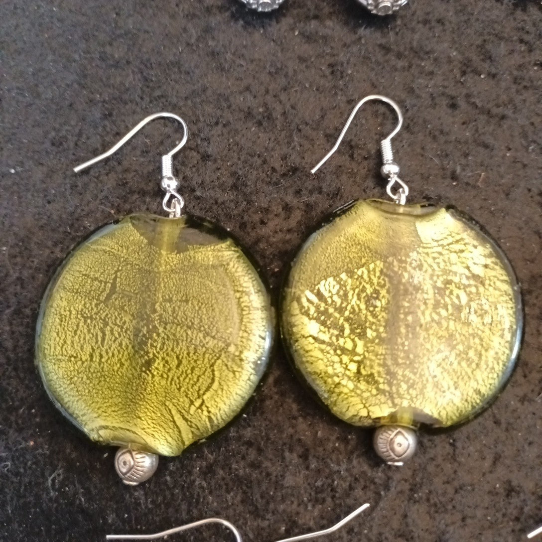 Earrings bundle. Pairs Of Earrings For Pierced Ears. Hoop Dangle Bundle Joblot