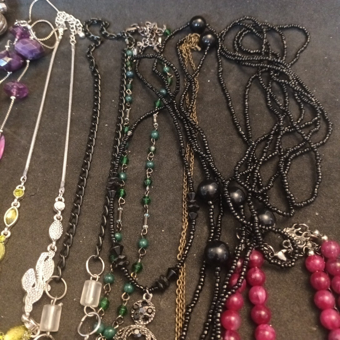 Costume Jewellery Necklaces Bracelets Bundle Joblot Mixed Lot