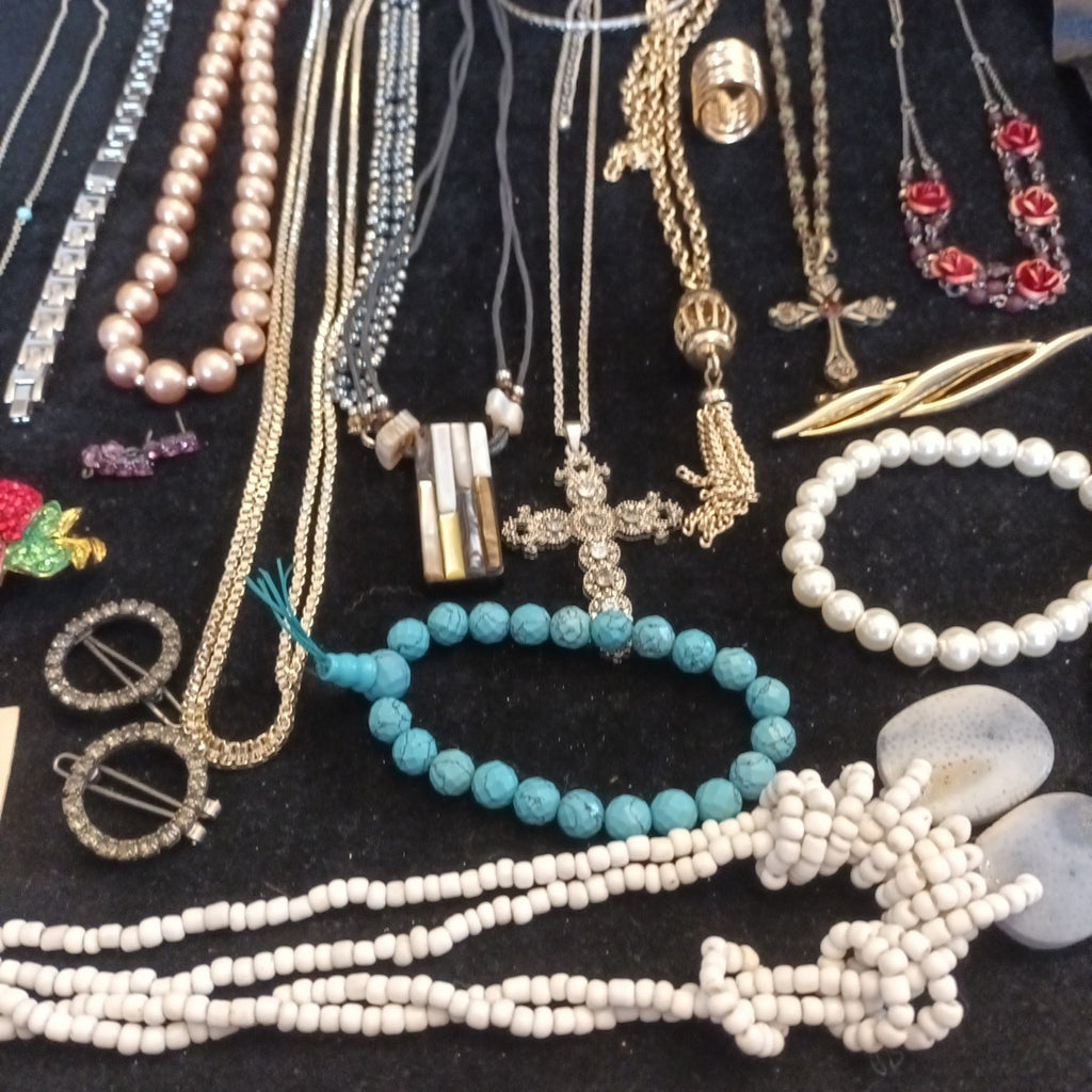 Costume Jewellery Necklaces Bracelets Bundle Joblot Mixed Lot