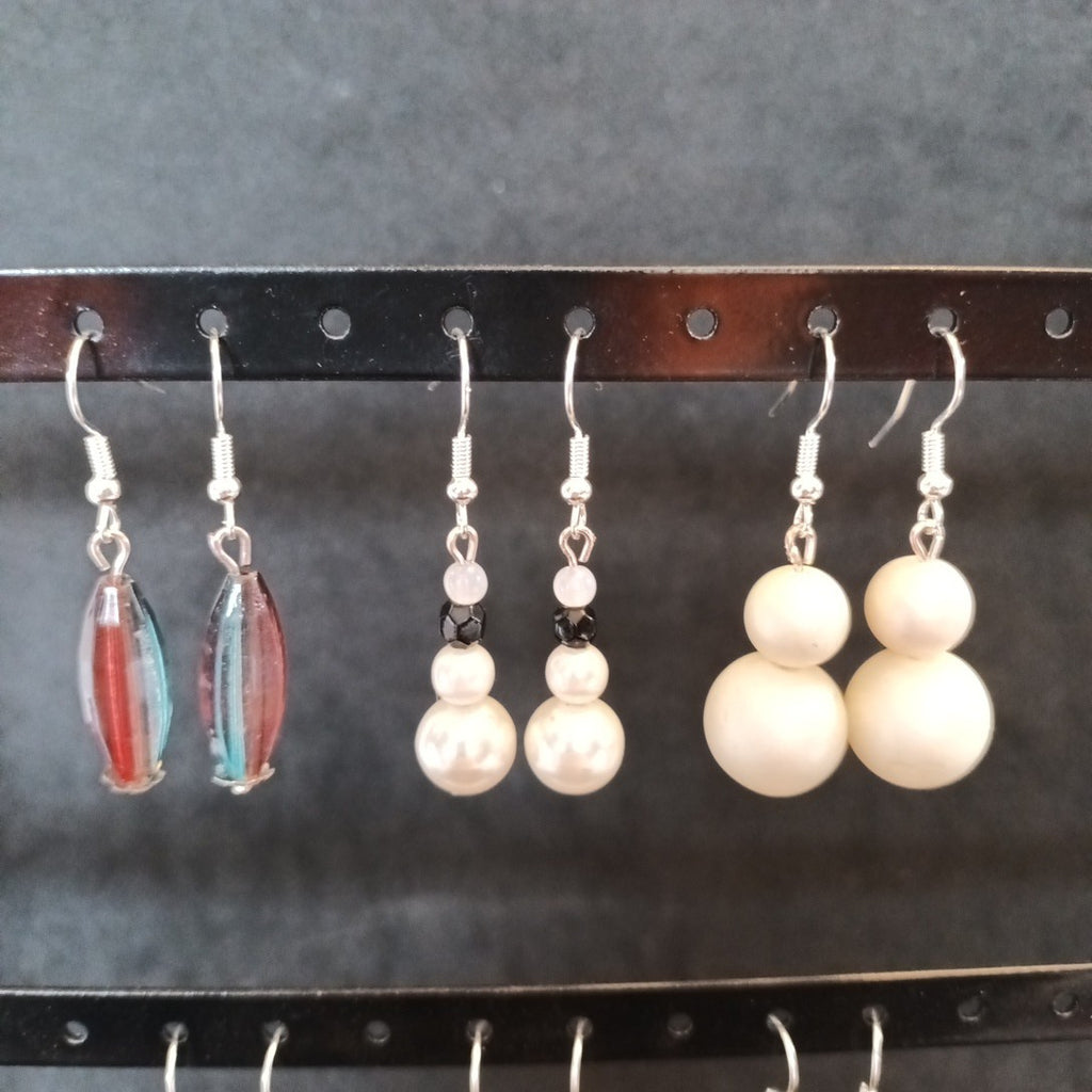 Handmade Earrings. For Pierced Ears. Dangle Earrings Bundle