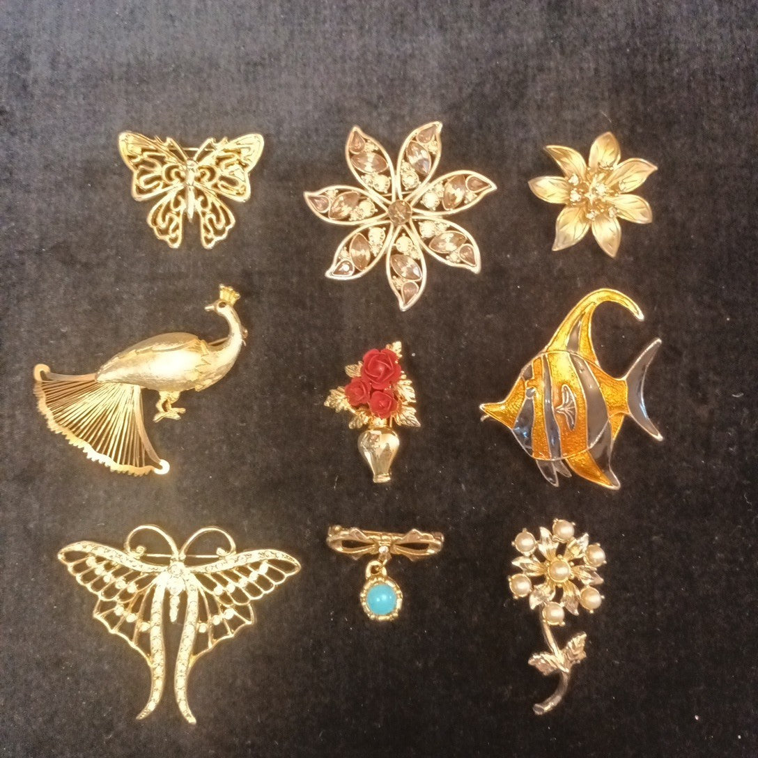 Brooch Bundle Costume Jewellery Brooches