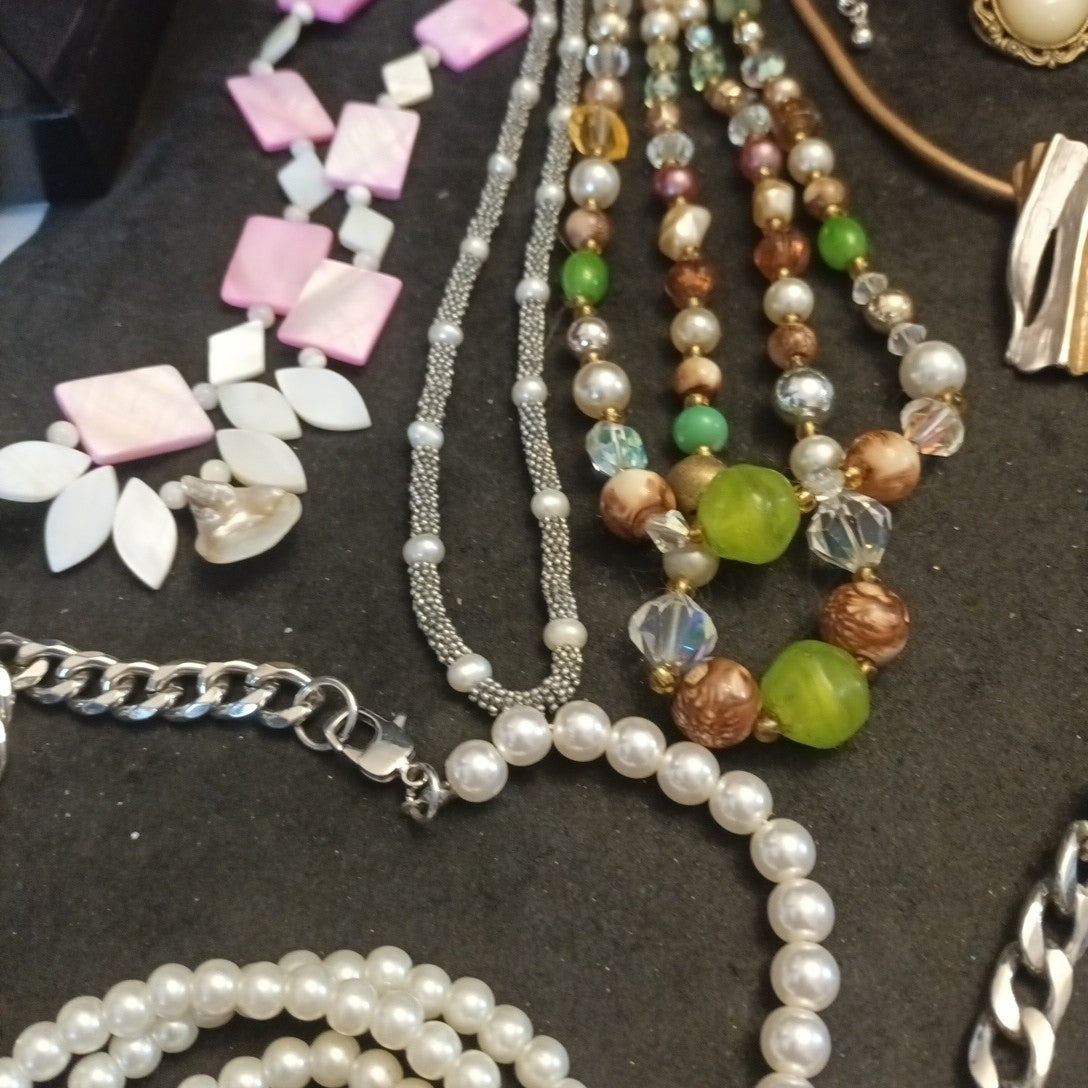Costume Jewellery Necklaces Bracelets Bundle Joblot Mixed Lot