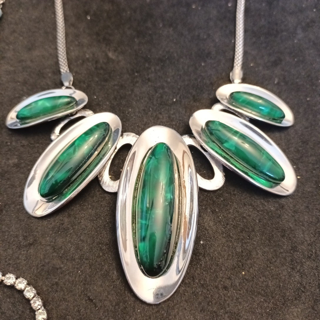 Silver Tone Costume Jewellery  Necklaces Bracelets Bundle Joblot 