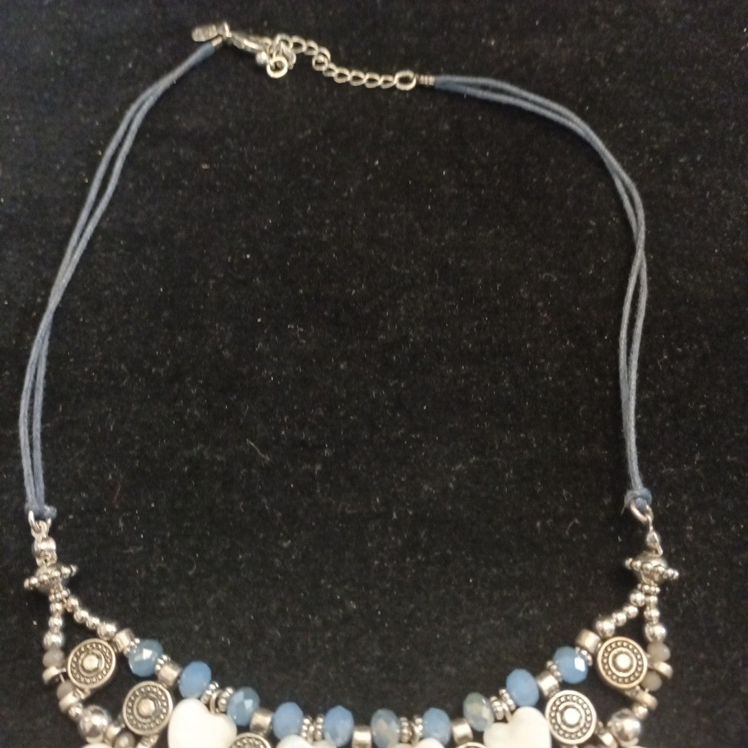Laura Ashley Necklace Silver Tone