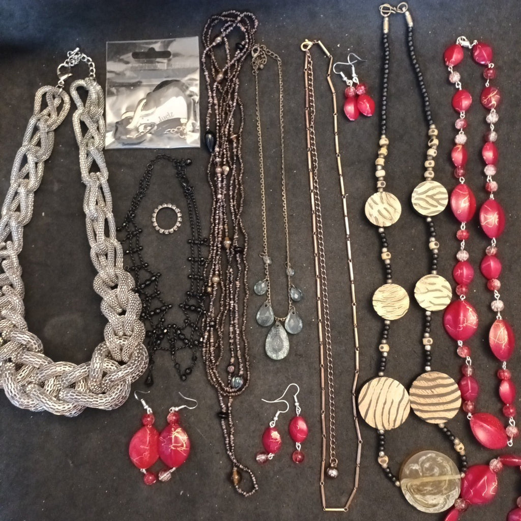 Costume Jewellery Necklaces Bracelets Bundle Joblot Mixed Lot