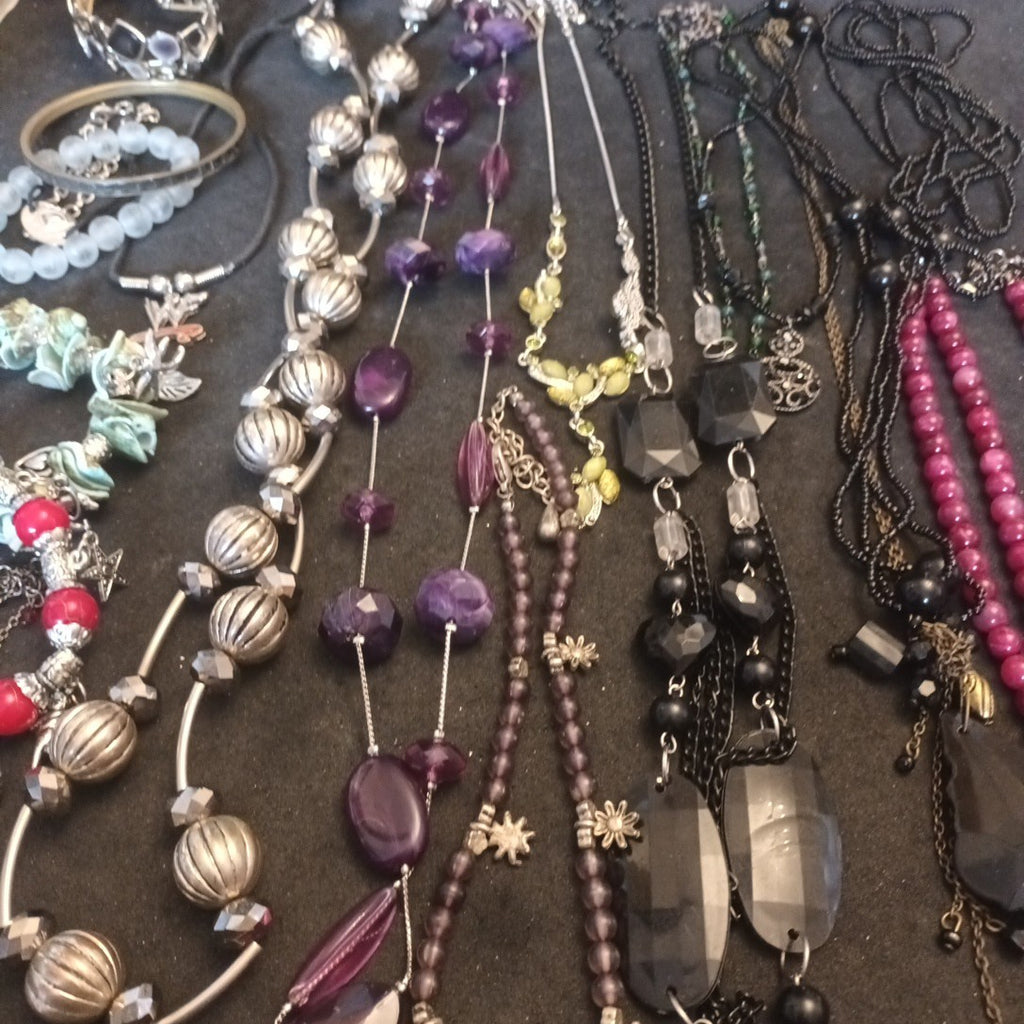 Costume Jewellery Necklaces Bracelets Bundle Joblot Mixed Lot