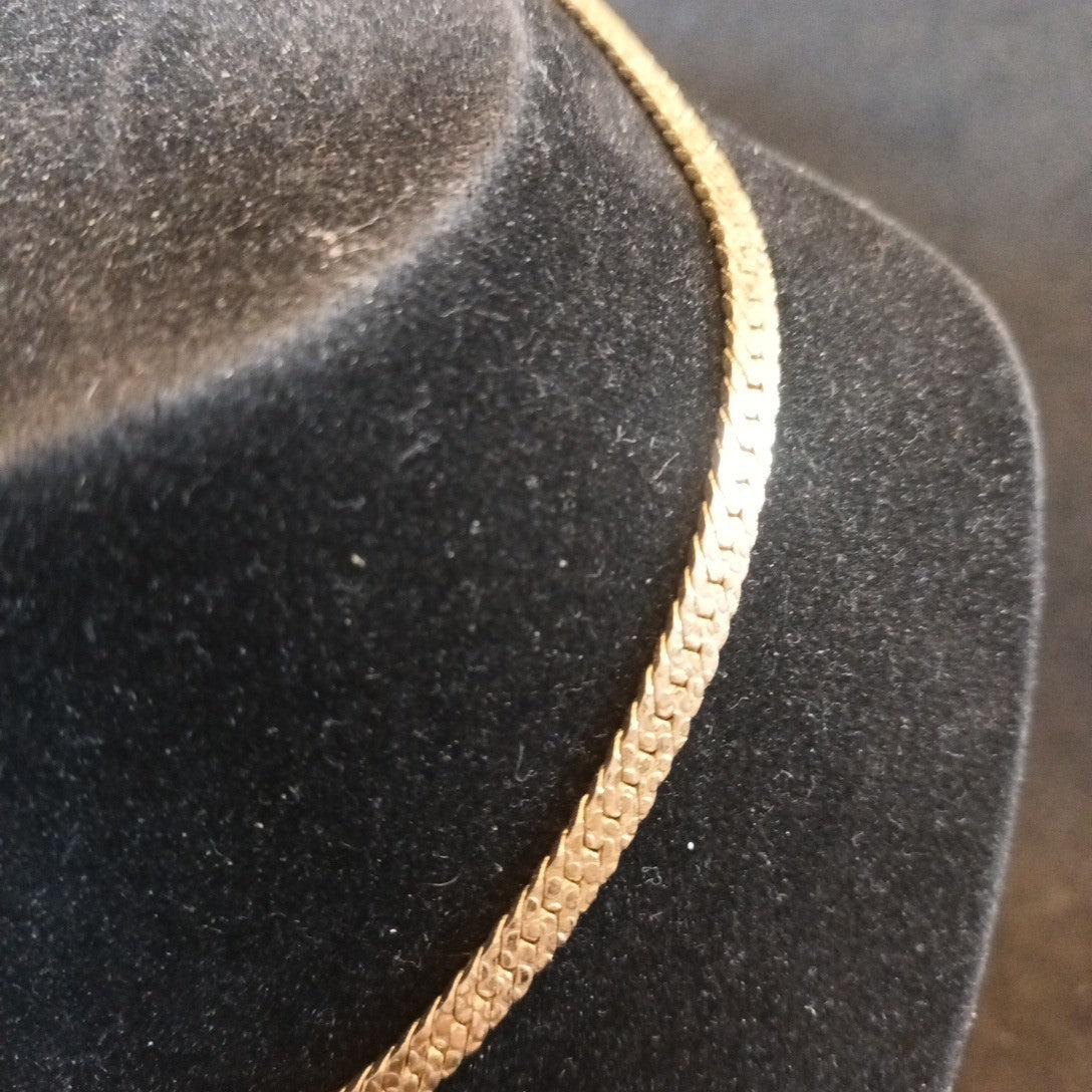 Gold Plated Chain Necklace 15in (38cm)