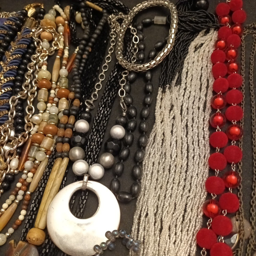 Costume Jewellery Necklaces Bracelets Bundle Joblot Mixed Lot 